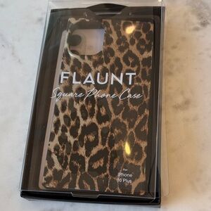 Flaunt Leopard Phone Case for iPhone 16 Plus- used for one week- great cond.